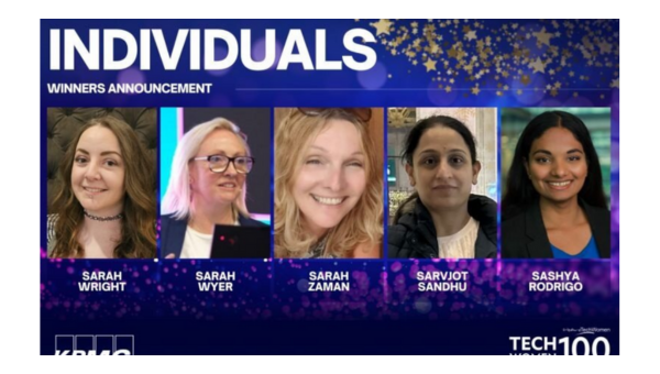 Huge congratulations to the wonderful Sarah Zaman - Winner of Tech Women Award!